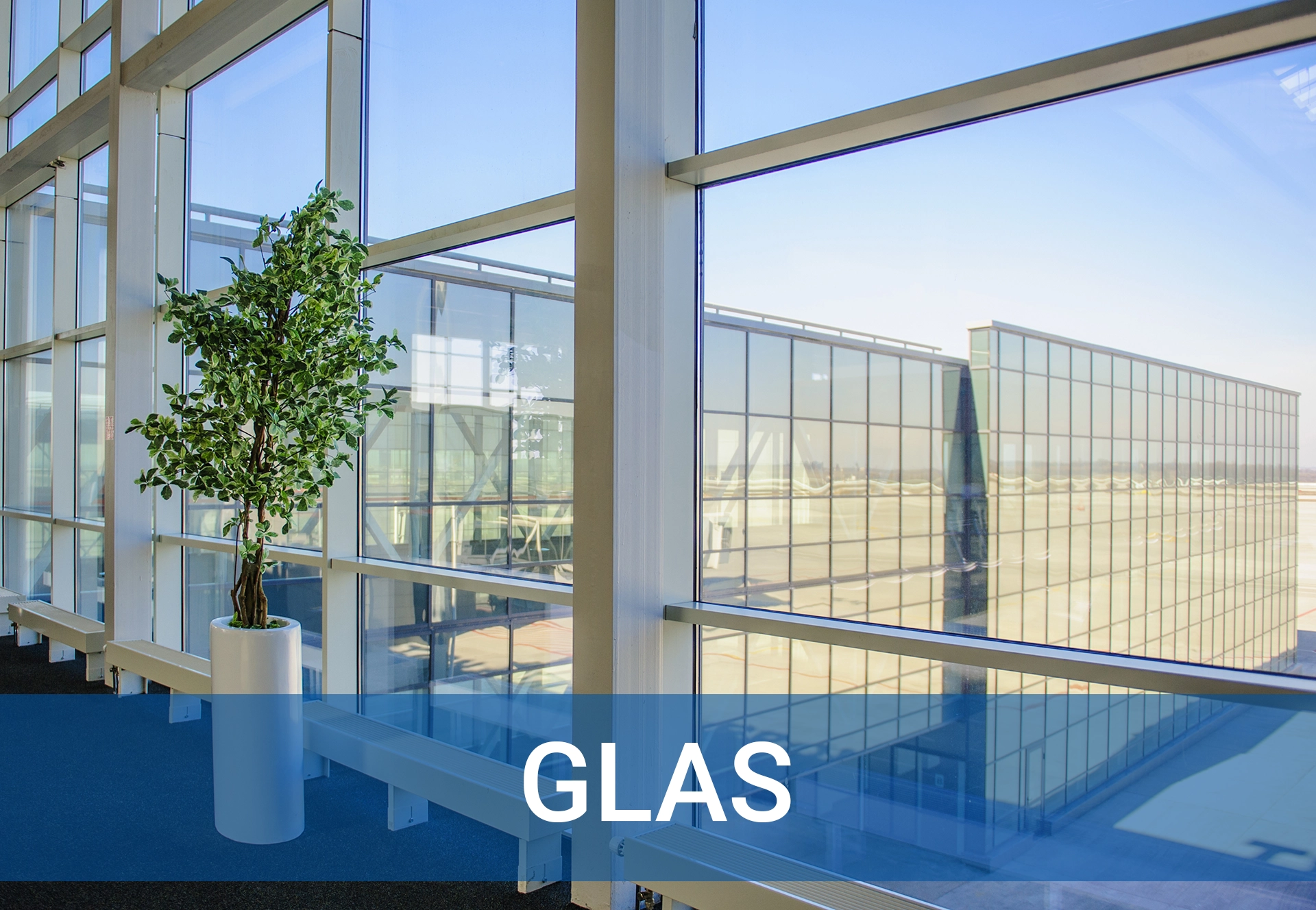 Moderne Fensterfront